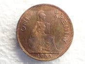 Elizabeth II, One Penny 1953, AUNC Ex Proof, CS13399