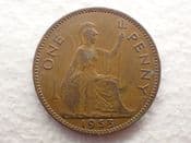 Elizabeth II, One Penny 1953 (Scarcer Year), F, CS12493