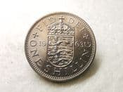 Elizabeth II, One Shilling 1963 (English), AUNC, CS9066