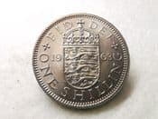 Elizabeth II, One Shilling 1963 (English), EF, CS9067