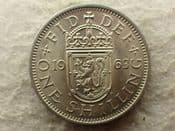 Elizabeth II, One Shilling 1963 (Scottish), EF, CS14069