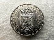 Elizabeth II, One Shilling 1964 (Scottish), EF, CS11610