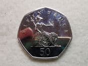 Elizabeth II, Proof 50 Pence 2008 (Britannia), UNC, CS10279