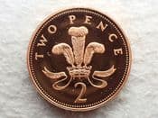 Elizabeth II, Two Pence 1997, AUNC Ex Proof, CS13130