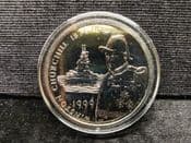 Falkland Islands, 1999 50 Pence (Churchill), Low Mintage, No COA, OS1631