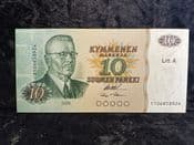 Finland, 10 Markkaa 1980, EF, BKN2060