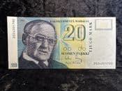 Finland, 20 Markkaa 1993, EF, BKN2053