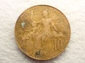 France, 10 Centimes 1904, AF, CS12868