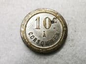France, 10 Centimes Shop Token, F, CS7483
