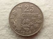 France, 25 Centimes 1904, AVF, CS13577