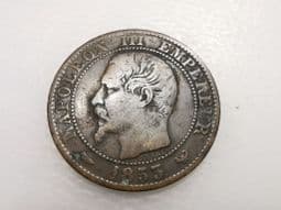 France, 5 Centimes 1853 W, F, CS1133