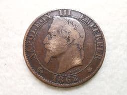 France, 5 Centimes 1862 A, CS10272