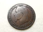 France, 5 Centimes 1862 K, F, CS9175