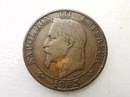 France, 5 Centimes 1863 K, AF, CS3668