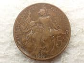 France, 5 Centimes 1911, AF, CS14003