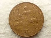 France, 5 Centimes 1912, VF, CS14024