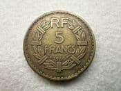 France, 5 Francs 1946, VF, CS11147