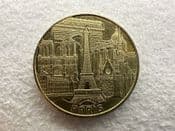 France, Les 6 Monuments, Tourist Token 2020, AUNC, CS11233