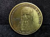 G A Henty, Brass Souvenir Medal, No COA, OS1207