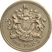 GB, £1, 1993 (Royal Arms), Circulated, Choose Quantity