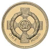 GB, £1, 1996 (Celtic Cross), Circulated, Choose Quantity