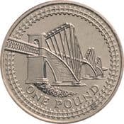 GB, £1, 2004 (Forth Bridge), Circulated, Choose Quantity