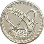 GB, £1, 2007 (Millennium Bridge), Circulated, Choose Quantity