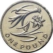 GB, £1, 2013 (Leek & Daffodil), Circulated, Choose Quantity