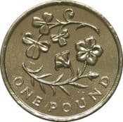 GB, £1, 2014 (Flax & Shamrock), Circulated, Choose Quantity