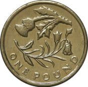 GB, £1, 2014 (Thistle & Bluebell), Circulated, Choose Quantity