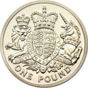 GB, £1, 2015 (Royal Arms, 5th Portrait), Circulated, Choose Quantity