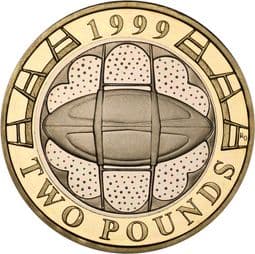 GB, £2 1999, Rugby World Cup, Choose Quantity
