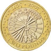 GB, £2 2005, Gunpowder Plot, Circulated, Choose Quantity