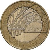 GB, £2 2006, Brunel's Achievements (Arch), Circulated, Choose Quantity