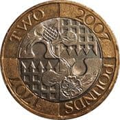 GB, £2 2007, Act of Union, Circulated, Choose Quantity