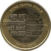GB, £2 2011, King James Bible, Circulated, Choose Quantity