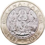 GB, £2 2015, Magna Carta, Circulated, Choose Quantity