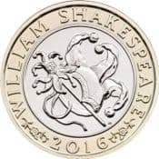 GB, £2 2016, Shakespeare Comedies, Circulated, Choose Quantity