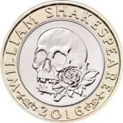 GB, £2 2016, The Shakespeare Tragedies, Circulated, Choose Quantity