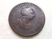 George III, Halfpenny 1799, Fair, CS10447