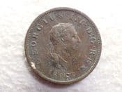 George III, Halfpenny (1806-07), Damaged Fair, CS13550