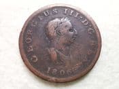 George III, Halfpenny 1806, Fair, CS10423