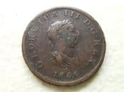 George III, Halfpenny 1806, Fair, CS10476