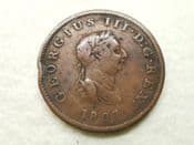 George III, Halfpenny 1807, Fair Edge Knock, CS10455