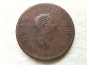 George III, Halfpenny 1807, Poor, CS10466