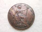George V, Farthing 1918, GVF, CS10290