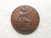 George V, Farthing 1918, Patchy VF, CS12128