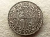 George V, Halfcrown 1928, Base Metal Contemporary Forgery, F, CS14120