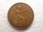 George V, One Penny 1919, F, CS12428