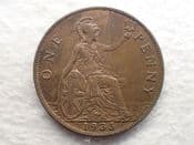 George V, One Penny 1935, AEF CS12551